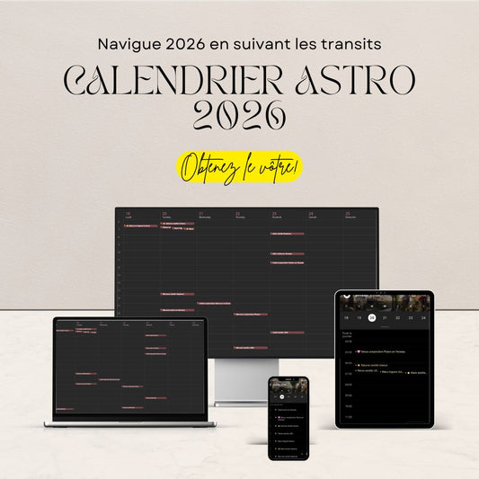 Calendrier Astro Digital 2026 - Digital Planner 2026