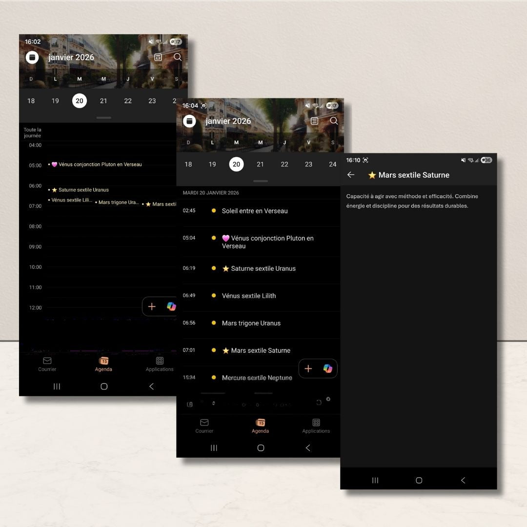 Calendrier Astro Digital 2026 - Digital Planner 2026