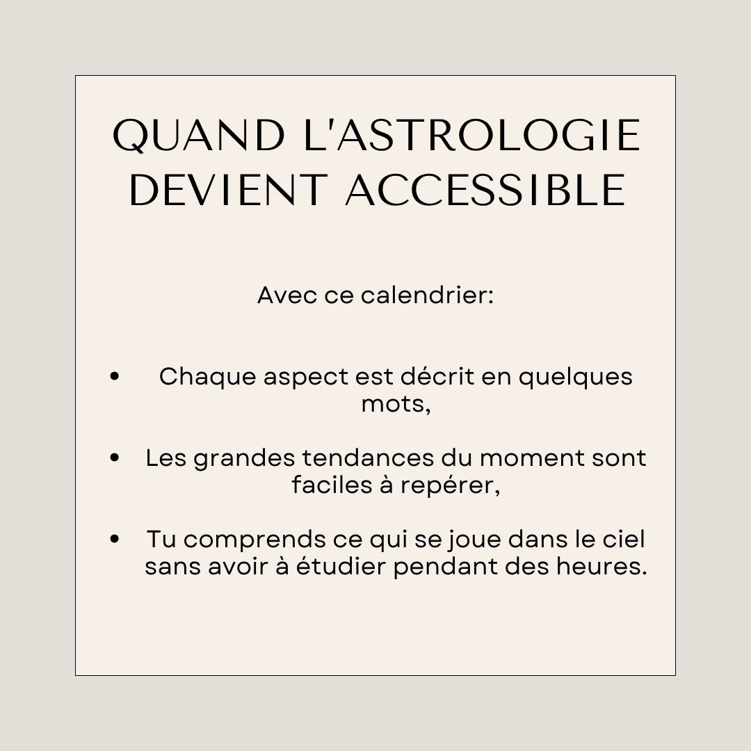 Calendrier Astro Digital 2026 - Digital Planner 2026