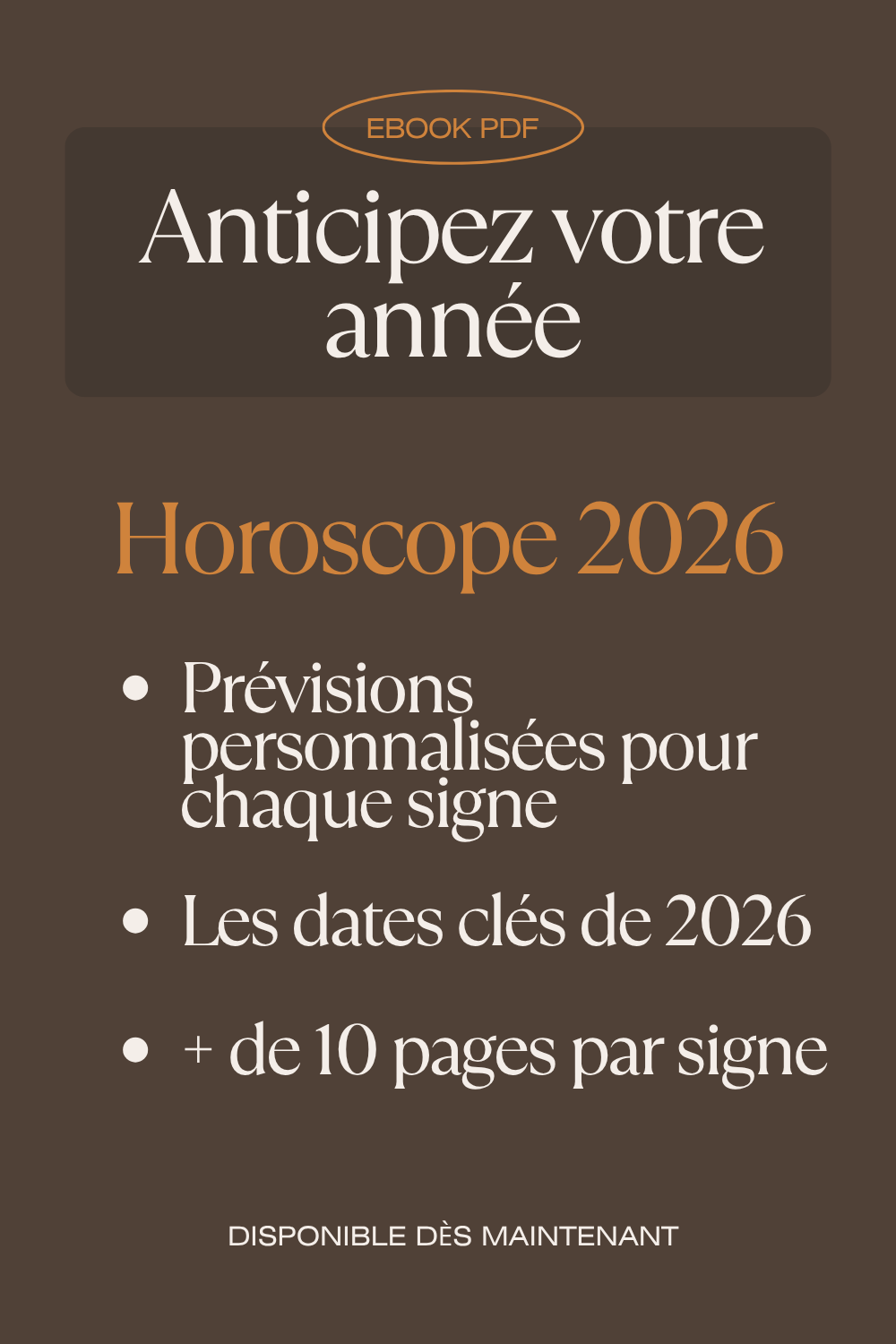 Horoscope 2026 et dates clés